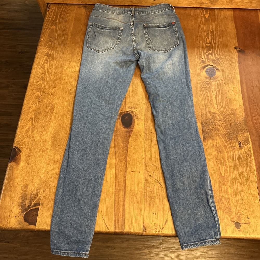 Bullhead Womens 5 Juniors High Rise Skinniest Jeans Medium Wash Distressed - Picture 9 of 10